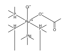 (PMe3)4Ru(Cl)(OAc) Structure