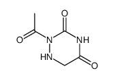 as-Triazine-3,5(2H,4H)-dione, 2-acetyldihydro- (7CI)结构式