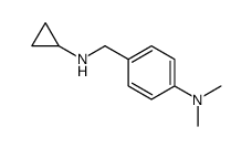 Benzenemethanamine, N-cyclopropyl-4-(dimethylamino)结构式