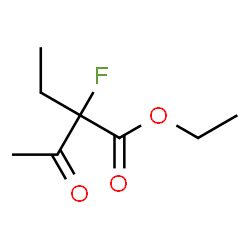 Butanoic acid,2-ethyl-2-fluoro-3-oxo-,ethyl ester Structure