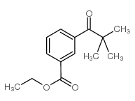 3'-CARBOETHOXY-2,2-DIMETHYLPROPIOPHENONE structure