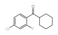 4-CHLORO-2-FLUOROPHENYL CYCLOHEXYL KETONE图片