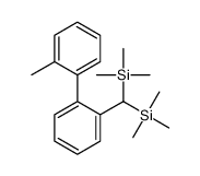 trimethyl-[[2-(2-methylphenyl)phenyl]-trimethylsilylmethyl]silane Structure