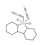 Tin,(2,2'-bipyridine-N,N')dibromobis(thiocyanato-N)- (9CI) Structure