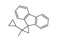 1-cyclopropyl-1-methyldibenzo(d,f)spiro(2.4)heptane Structure