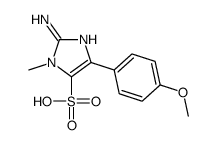 2-amino-5-(4-methoxyphenyl)-3-methylimidazole-4-sulfonic acid Structure