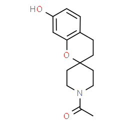 1'-乙酰基-3,4-二氢螺[色烯-2,4'-哌啶]-7-醇结构式