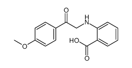 2-[[2-(4-methoxyphenyl)-2-oxoethyl]amino]benzoic acid Structure