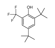 2,4-ditert-butyl-6-(trifluoromethyl)phenol结构式