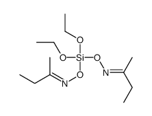 butan-2-one O,O'-(diethoxysilanediyl)dioxime structure