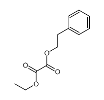 ethyl 2-phenylethyl oxalate结构式