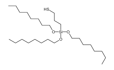 3-[tris(octyloxy)silyl]propanethiol结构式