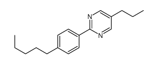 2-(4-pentylphenyl)-5-propylpyrimidine Structure