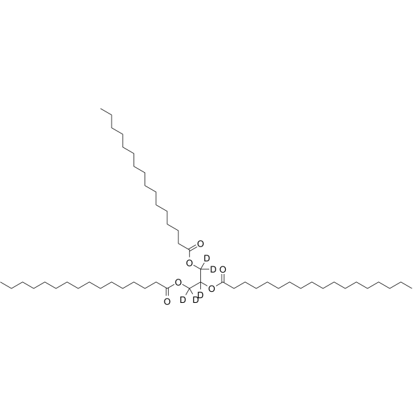 16:0-18:0-16:0 TG-d5 Structure