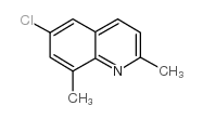 6-chloro-2,8-dimethylquinoline Structure