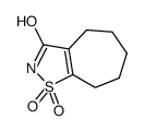 1,1-dioxo-5,6,7,8-tetrahydro-4H-cyclohepta[d][1,2]thiazol-3-one Structure