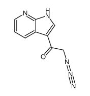 2-azido-1-(1H-pyrrolo[2,3-b]pyridin-3-yl)ethanone Structure