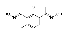 2,6-bis-(1-hydroxyimino-ethyl)-3,4-dimethyl-phenol Structure