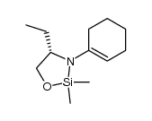 (S)-3-(cyclohex-1-en-1-yl)-4-ethyl-2,2-dimethyl-1,3,2-oxazasilolidine Structure