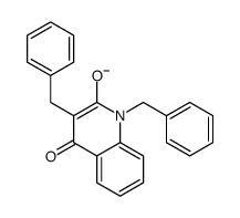 1,3-dibenzyl-4-oxoquinolin-2-olate结构式