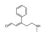 5-(methylamino)-3-phenylpent-2-enal结构式