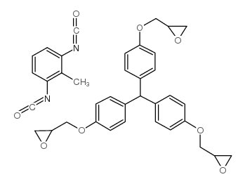 TRIPHENYLOLMETHANE TRIGLYCIDYL ETHER 2,6-TOLYLENE DIISOCYANATE ADDUCT picture