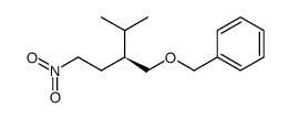 [(S)-3-methyl-2-(2-nitroethyl)-butoxymethyl]-benzene Structure