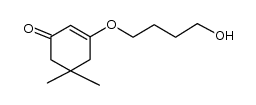 3-(4-hydroxybutyl)-5,5-dimethyl-2-cyclohexen-2-one结构式