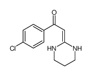 1-(4-chlorophenyl)-2-(1,3-diazinan-2-ylidene)ethanone结构式