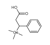 3-phenyl-3-(trimethylgermyl)propanoic acid结构式