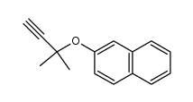 1,1-dimethyl-2-propynyl-2-naphthyl ether结构式