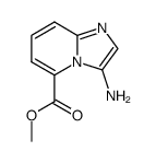 Imidazo[1,2-a]pyridine-5-carboxylic acid, 3-amino-, methyl ester (9CI) structure