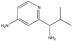 2-(1-Amino-2-methyl-propyl)-pyridin-4-ylamine结构式