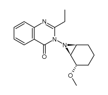 7-(2-ethyl-3,4-dihydro-4-oxoquinazolin-3-yl)-2β-methoxy-7-azabicyclo[4.1.0]heptane Structure