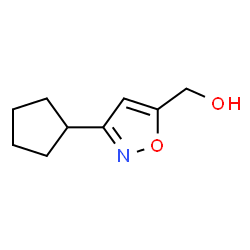 5-Isoxazolemethanol,3-cyclopentyl-(9CI) Structure