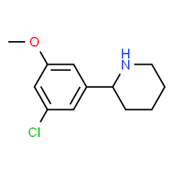 2-(3-氯-5-甲氧基苯基)哌啶图片