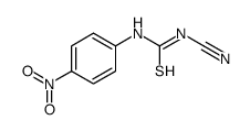 1-cyano-3-(4-nitrophenyl)thiourea结构式