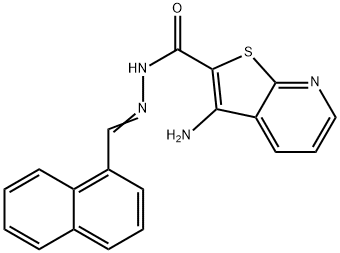 3-AMino-thieno[2,3-b]pyridine-2-carboxylic acid naphthalen-1-yl-Methylene hydrazide picture