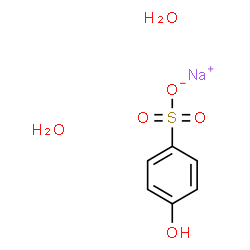 HYDROXYBENZENESULFONIC ACID, SODIUM SALT DIHYDRATE) Structure