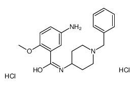 5-amino-N-(1-benzylpiperidin-4-yl)-2-methoxybenzamide,dihydrochloride结构式