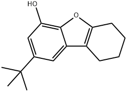 4-Dibenzofuranol, 2-(1,1-diMethylethyl)-6,7,8,9-tetrahydro- Structure