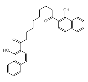 1,10-Decanedione,1,10-bis(1-hydroxy-2-naphthyl)- (6CI,8CI) Structure