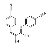 N,N'-bis(4-cyanophenyl)ethanedithioamide Structure