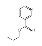 propyl pyridine-3-carboximidate Structure