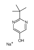 sodium,2-tert-butylpyrimidin-5-olate Structure