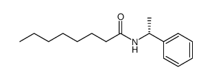 (R)-N-(1-phenylethyl)octanamide Structure