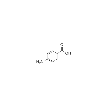 4-Aminobenzoic acid Structure