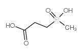 3-(甲基磷酸亚基)丙酸结构式