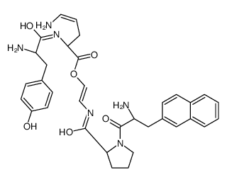 tyrosyl-cyclo(ornithyl-(2-naphthyl)alanyl-prolyl-glycyl-) picture