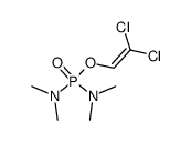 tetramethyl-diamidophosphoric acid-(2,2-dichloro-vinyl ester) Structure